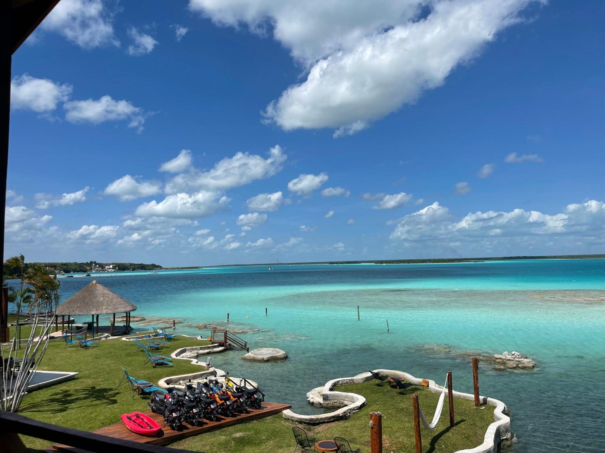 Blue Caribe Bacalar Front Lagoon Eksteriør billede