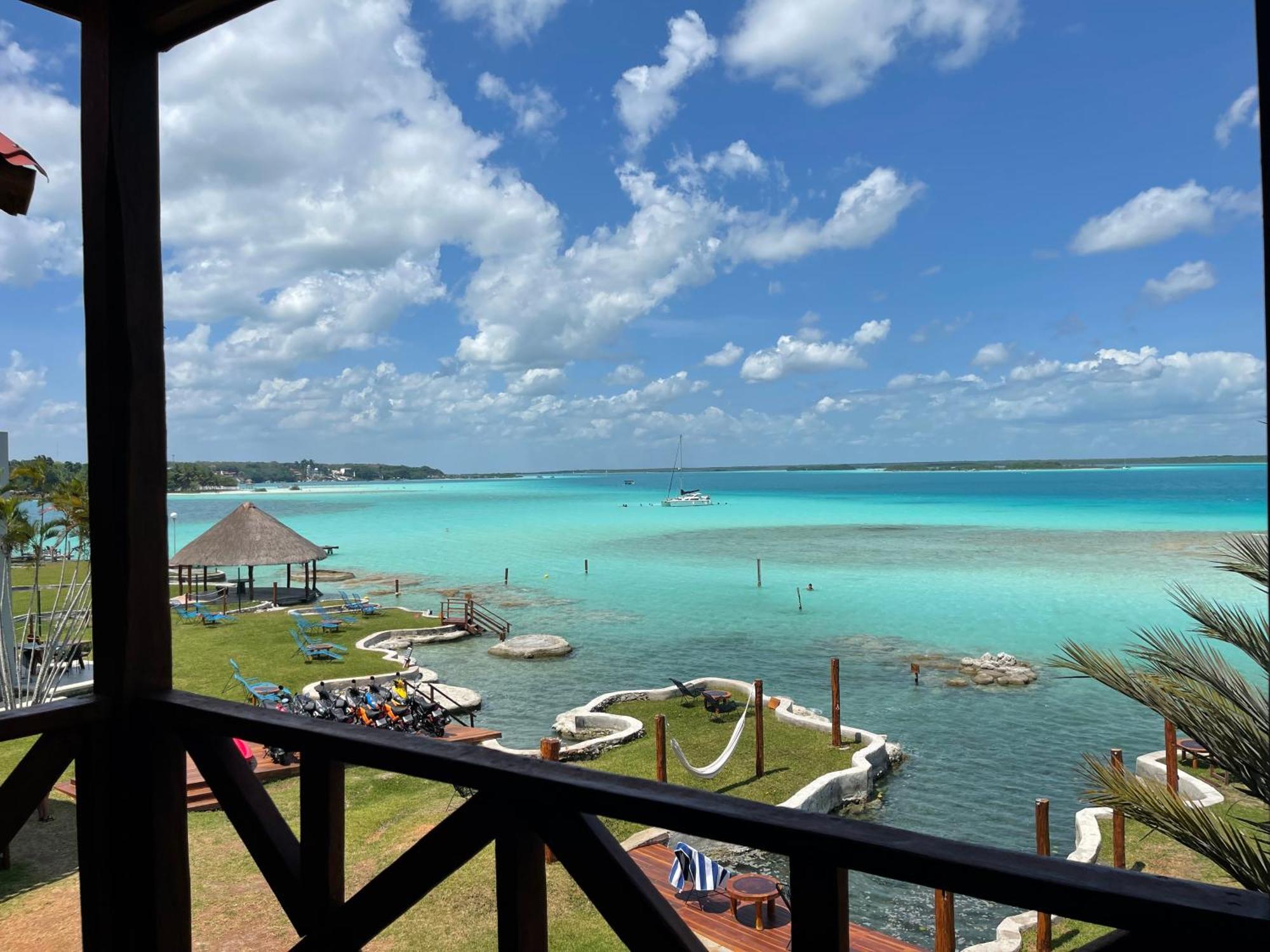 Blue Caribe Bacalar Front Lagoon Eksteriør billede
