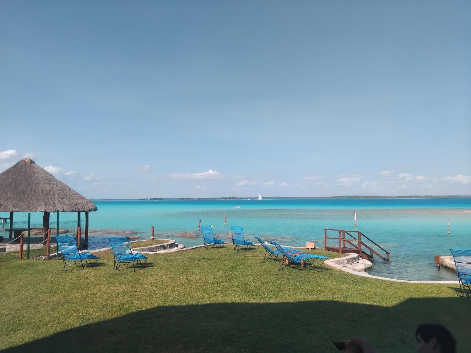 Blue Caribe Bacalar Front Lagoon Eksteriør billede